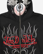 Von Dutch Kids' Eyeball Zip-Up Fleece Hoodie VND2B0084 Black 2