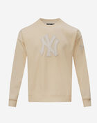 PRO STANDARD New York Yankees Neutral Drop Shoulder Fleece Crewneck LNY536853-EGG cream 1