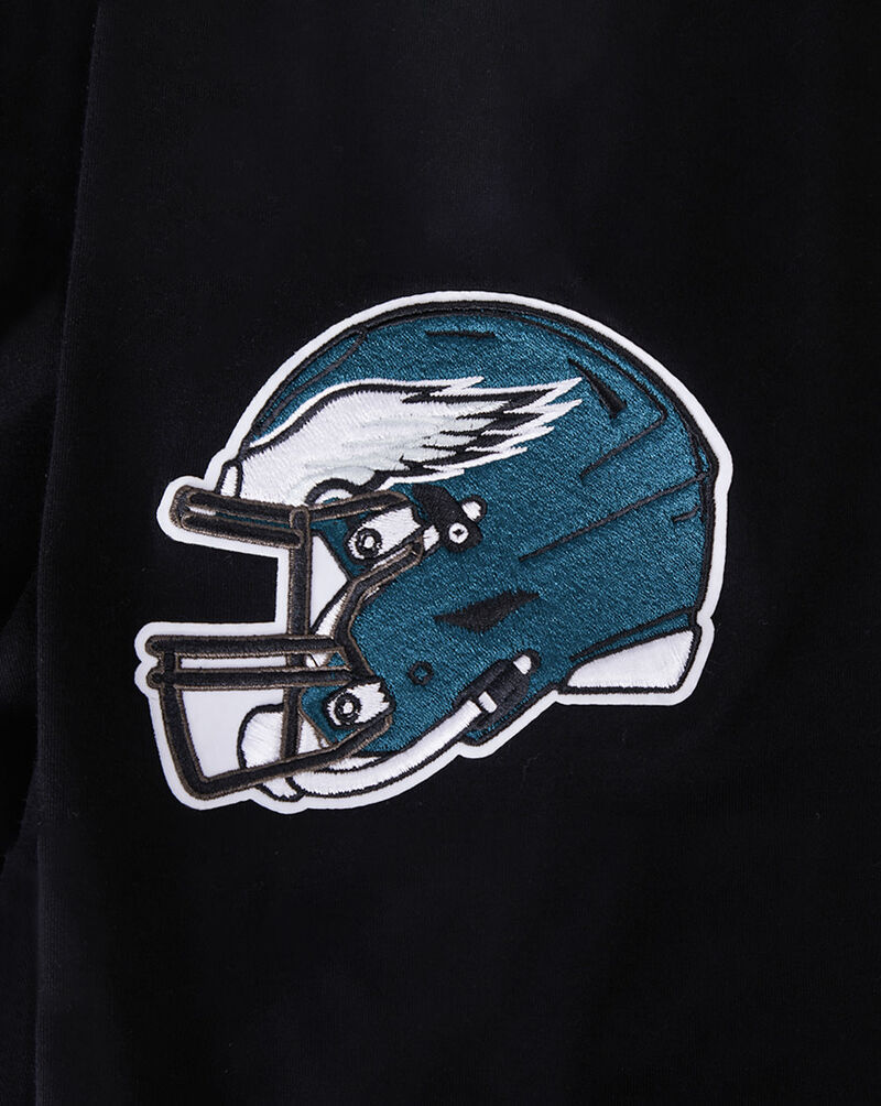 PRO STANDARD Philadelphia Eagles Classic Chenille Double Knit Tee FPE1410196-BLK Black 4