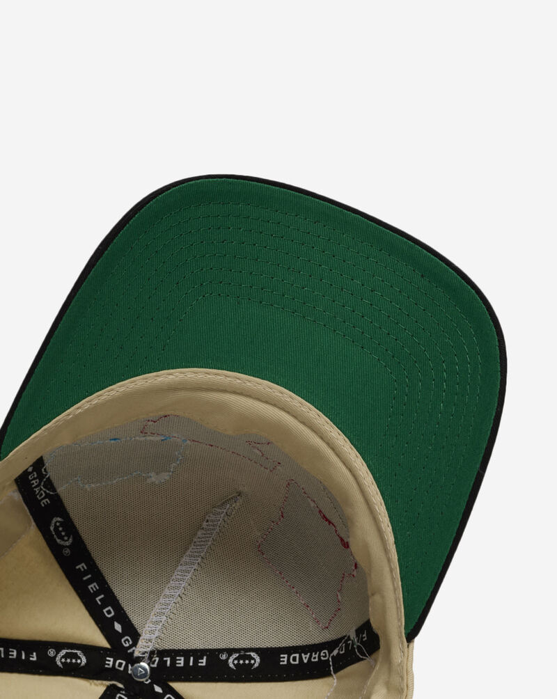 Field Grade Patchwork Logo Wool Trucker Hat 1006222 cream 4