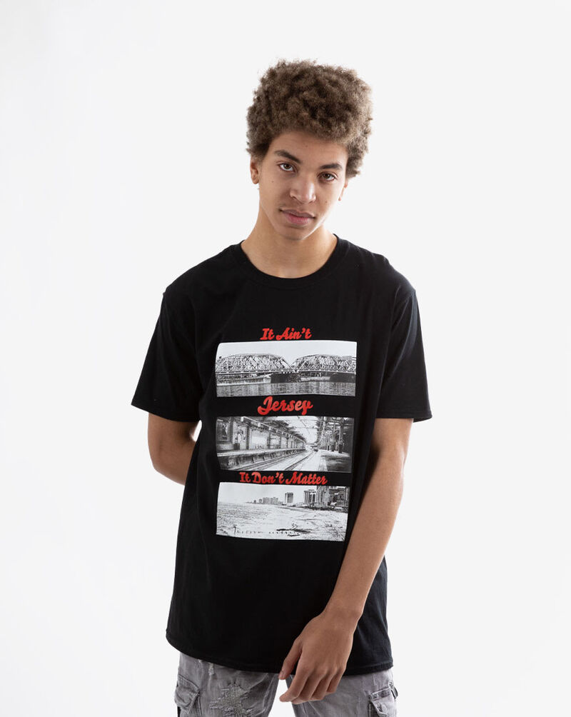 Graphic Tees Don't Matter Jersey Tee 3H-316B Black 1