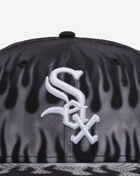 New Era 59Fifty Chicago White Sox Flames Fitted Hat 60949332 Black 2