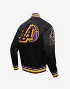 PRO STANDARD Los Angeles Lakers Mash Up Rib Satin Jacket BLL6515744-BKP Black 3