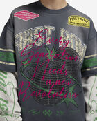 First Row Revolution Long Sleeve 2Fer Tee FRF3020-DKGRY Grey 3