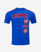 PRO STANDARD Detroit Pistons Retro Classic Striped Tee BDP156062-RYR Blue 1