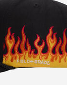 Field Grade Were All Screwed Flame Twill Trucker  1005171 Black 2