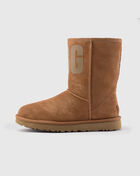UGG Classic Short Rubber Logo Boots 1108230CHE Brown 1