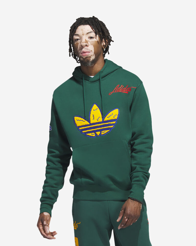 adidas originals trefoil drawn hoodie