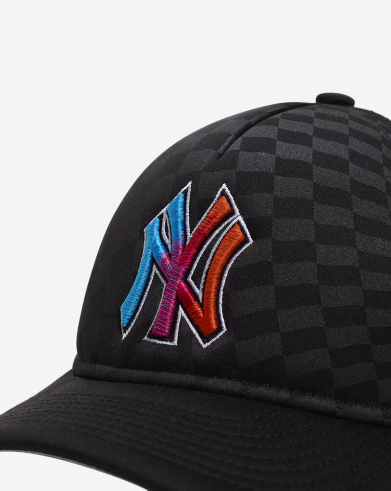 New Era 9Forty A-Frame New York Yankees Raceway Snapback Hat 60641204 Black 2