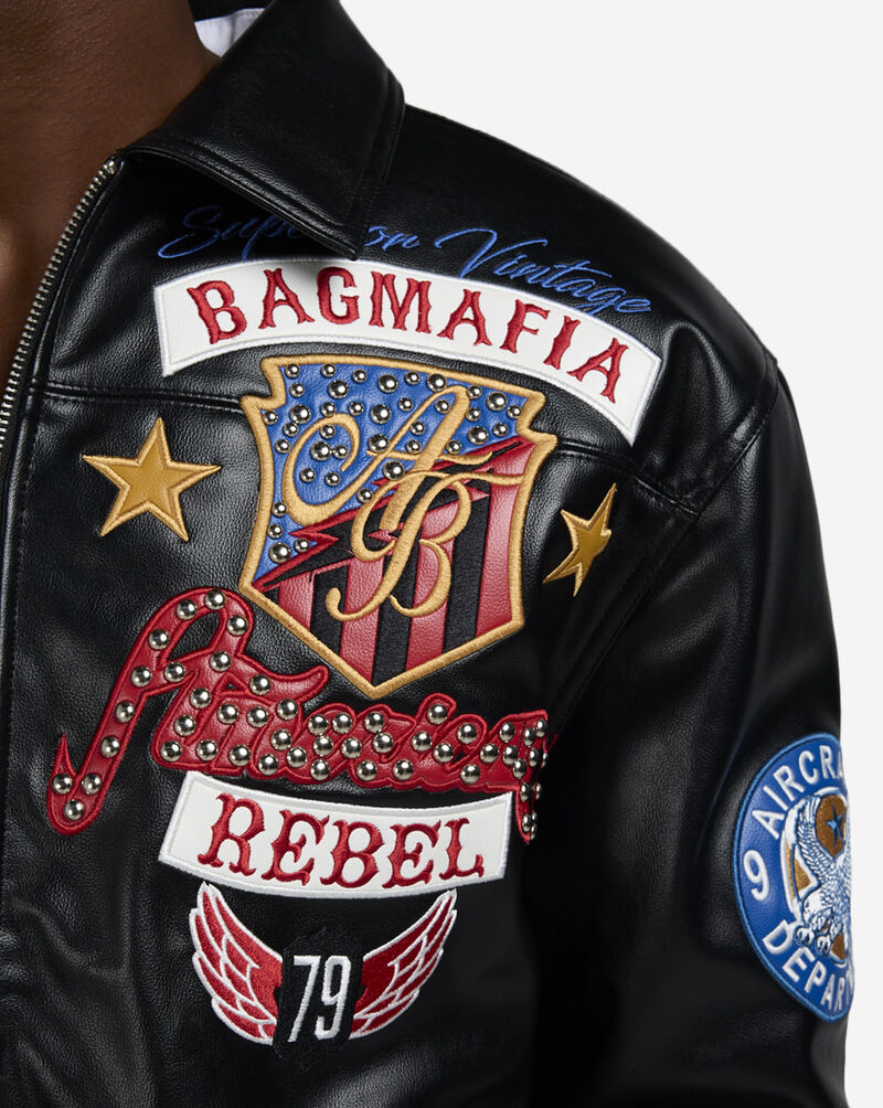 Bag Mafia Rebel Jacket BM60001-BLK Black 3