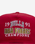 New Era 9Fifty Chicago Bulls Historic A-Frame Snapback Hat 60799723 Red 2
