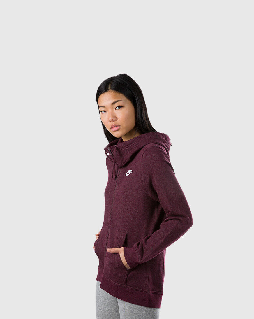 nike women's sportswear rally hoodie burgundy
