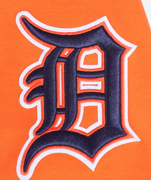Detroit Tigers Short Sleeve Classic Chenille Double Knit Tee 