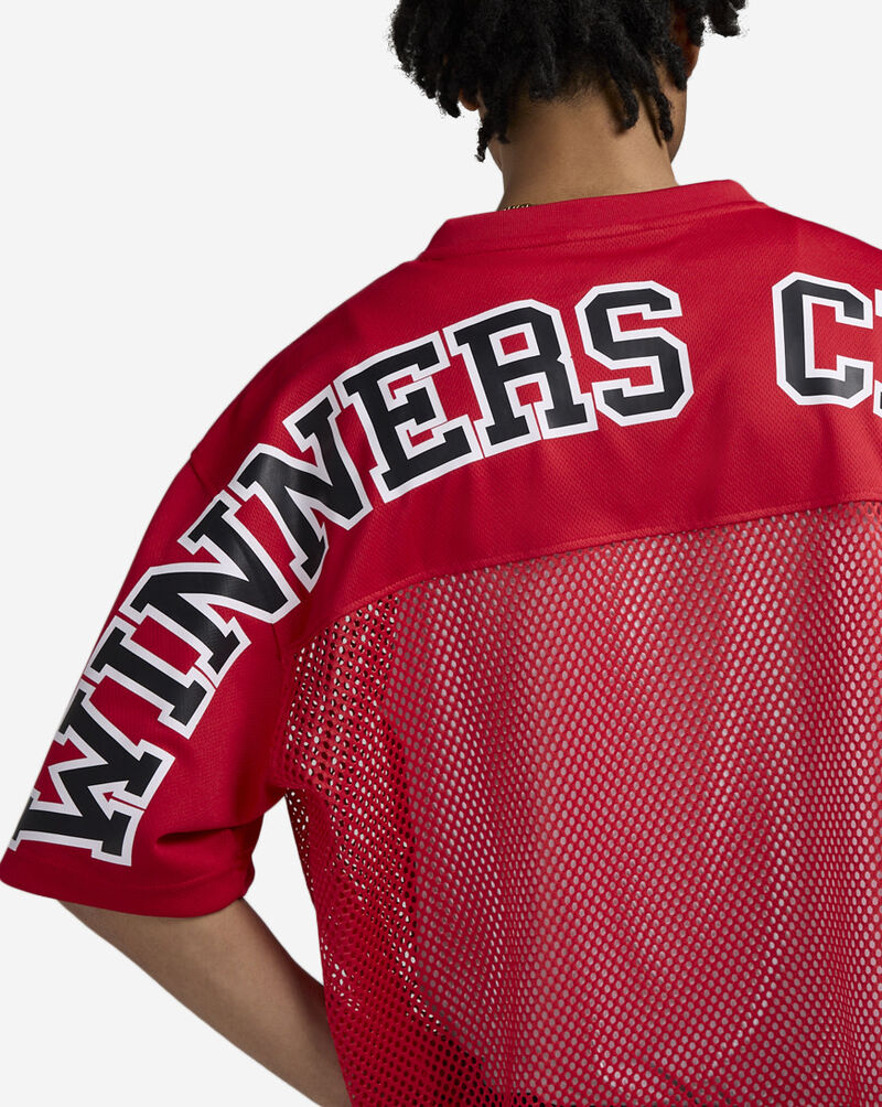 Hudson Winner Circle Cropped Mesh Tee E1134566-RED Red 3