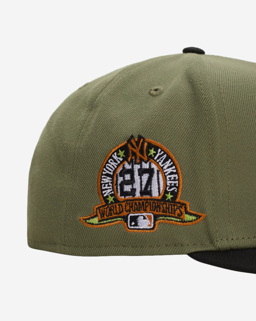 thumbnail image 2 of Custom PgLAng 'Not Like Us Bet It Back' 5-Panel Snapback Hat - Blue/Green (One Size, Men's) 2 of 4
