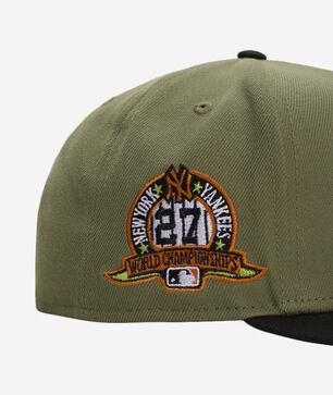 9Fifty New York Yankees Green Bark A-Frame Snapback Hat