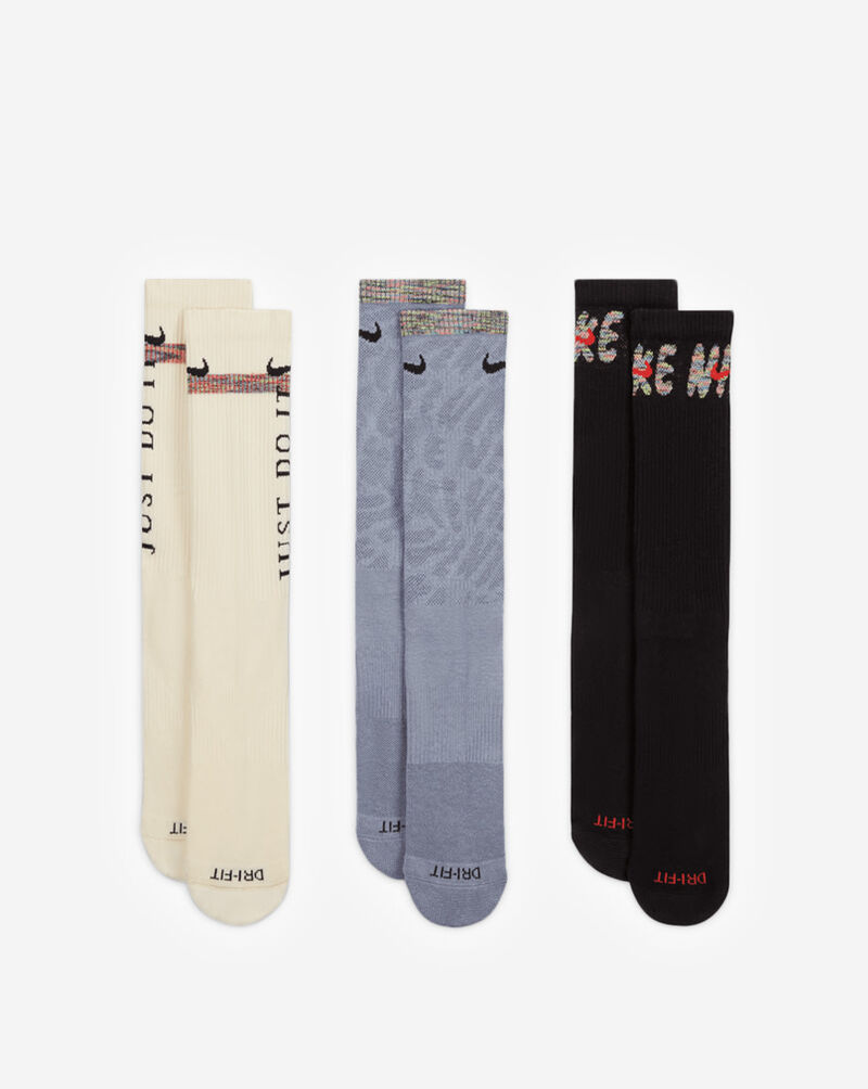 Nike Reflective Plush Cush Crew Socks DQ9168-902 Multi 2