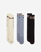 Reflective Plush Cush Crew Socks