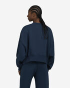 Nike NSW Phoenix Fleece Oversized Crew-Neck Logo Sweatshirt FV7674-478 Blue 2