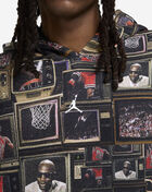 Jordan Brooklyn Fleece AOP Pullover Hoodie HV0552-010 Black 3