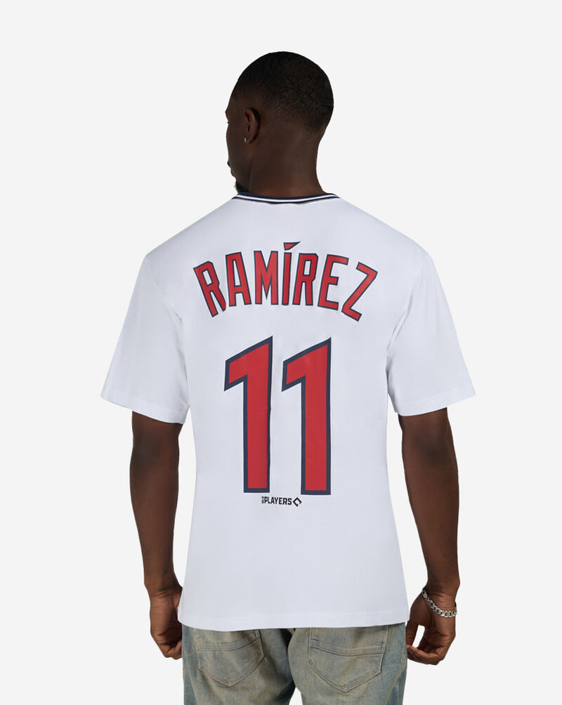 Mitchell  Ness Cleveland Buckeyes Jos&eacute; Ram&iacute;rez Traditional Tee SS19281-CBCWHIT White 2