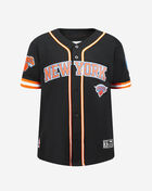 PRO STANDARD Big Boys' New York Knicks Classic Mesh Button-Down Shirt BNKB1515987-BOR Black 1