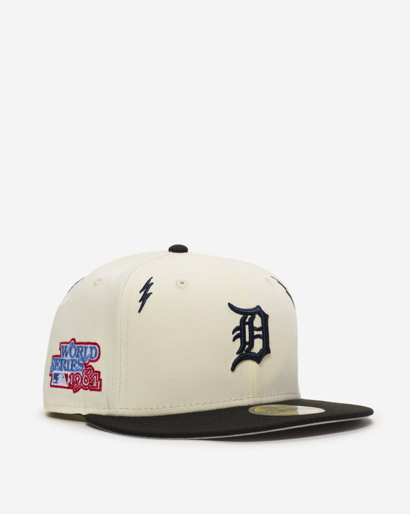 New Era 59Fifty Detroit Tigers DSM Lightning Fitted Hat 60770372 White 1