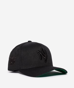 NY Kurve King Triple Black Full Twill Trucker Hat