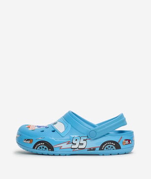 Grade School Lightning McQueen Dinoco Crocband Clog