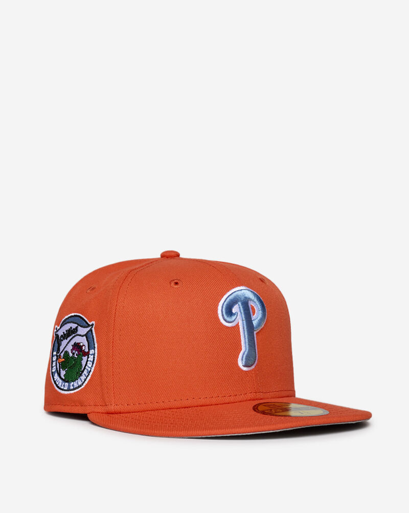 New Era 59Fifty Philadelphia Phillies Fitted Hat 71011917 Orange 1