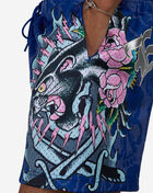 Ed Hardy Panther Printed Mesh Short EHM800418-COB Blue 3