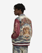 Academy Denim Varsity Jacket