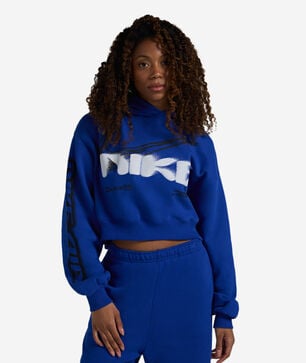Studio Fleece Medium Weight Cropped Oversized Pullover Hoodie
