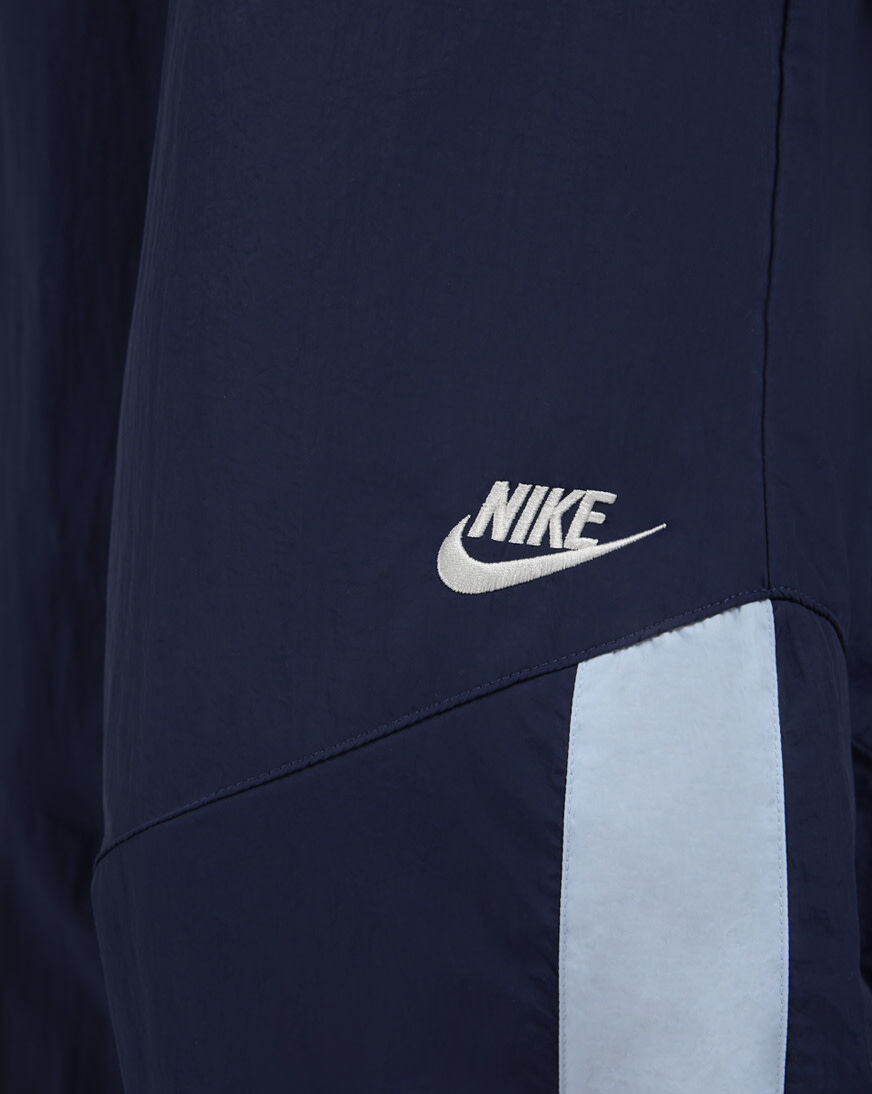 Shop Nike NSW Wide-Leg Woven Pants IH8508-410 blue | SNIPES USA