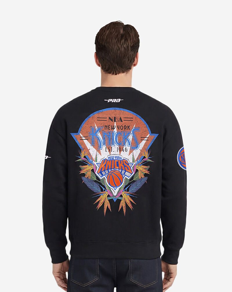 PRO STANDARD New York Knicks Paradise Crewneck Sweatshirt BNK5516946-BLK Black 2