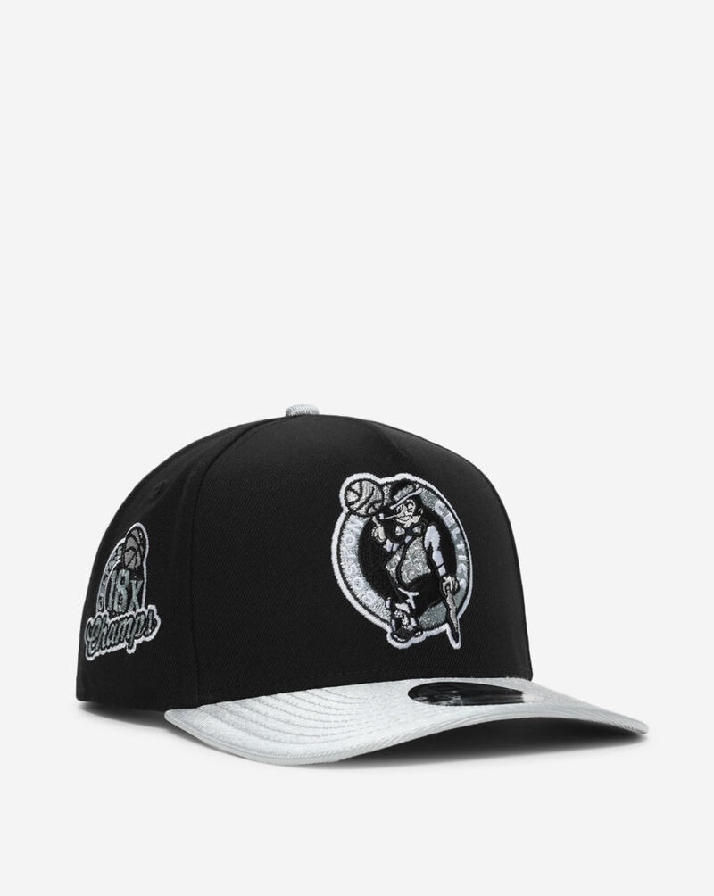 New Era 9Fifty Boston Celtics A-Frame Snapback Hat 70919540 Black 1