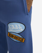 Von Dutch Embroidery Fleece Pants 4VND3A7059-BLU Blue 3