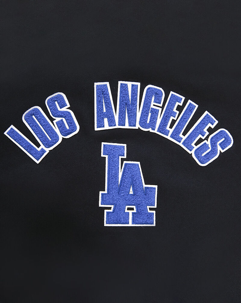 PRO STANDARD Los Angeles Dodgers Classic Fleece Pull Over Hoodie LLDC34404-BLK Black 4