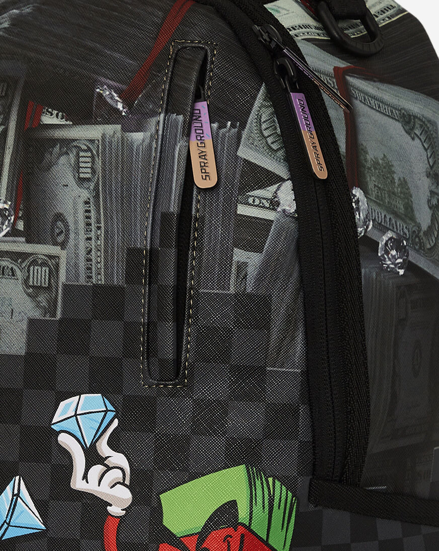 【Sprayground】Money Team Diamond Heist バックパック Shop Sprayground Money Team Diamond Heist Backpack B7534