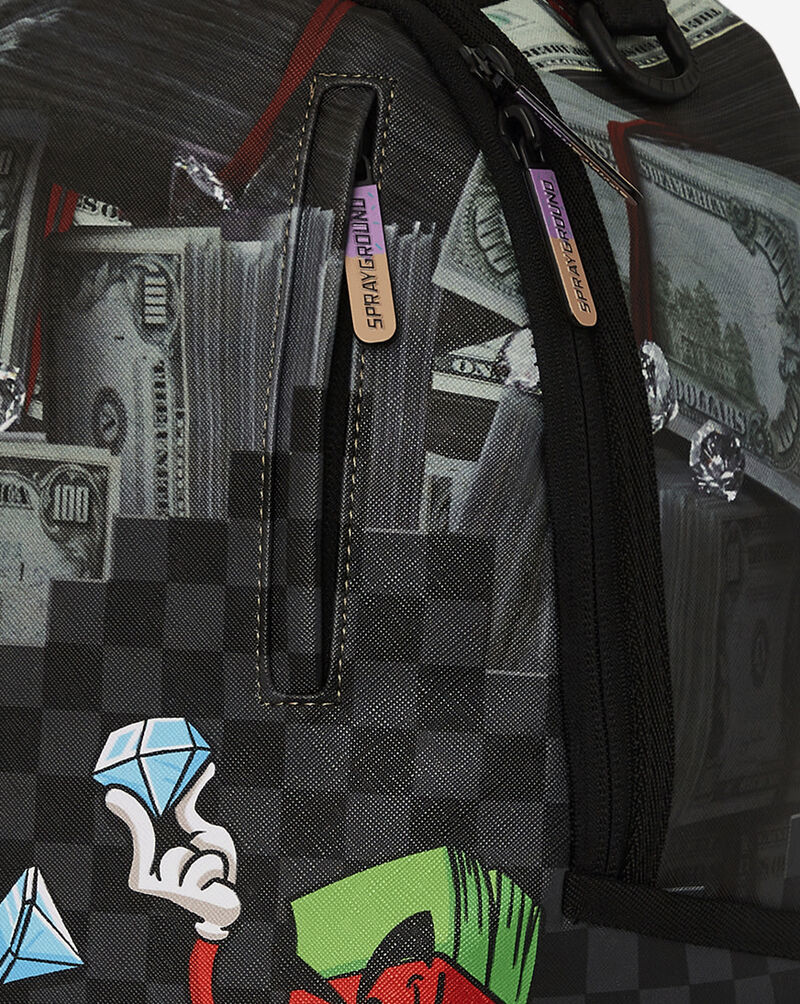 Sprayground Money Team Diamond Heist Backpack B7534 Multi 2