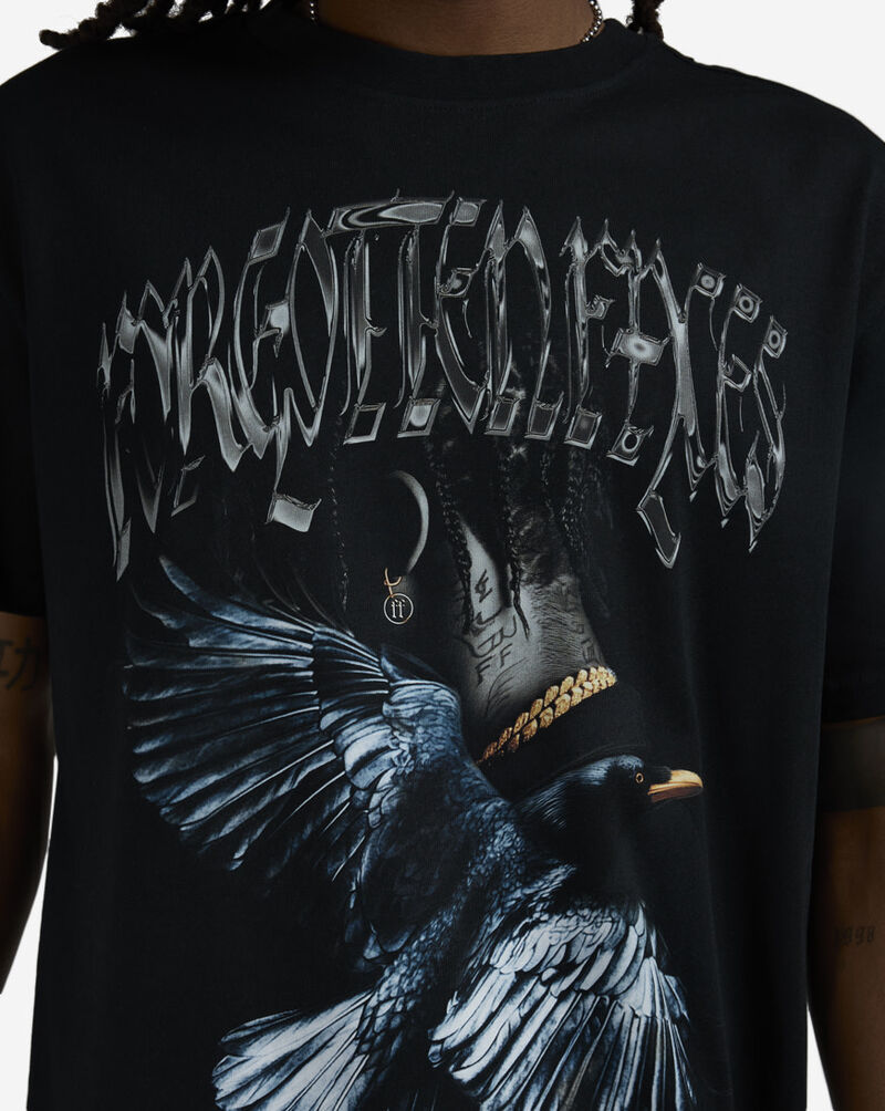 Forgotten Faces Forgotten Raven Tee FOFUS149-00007 Black 3