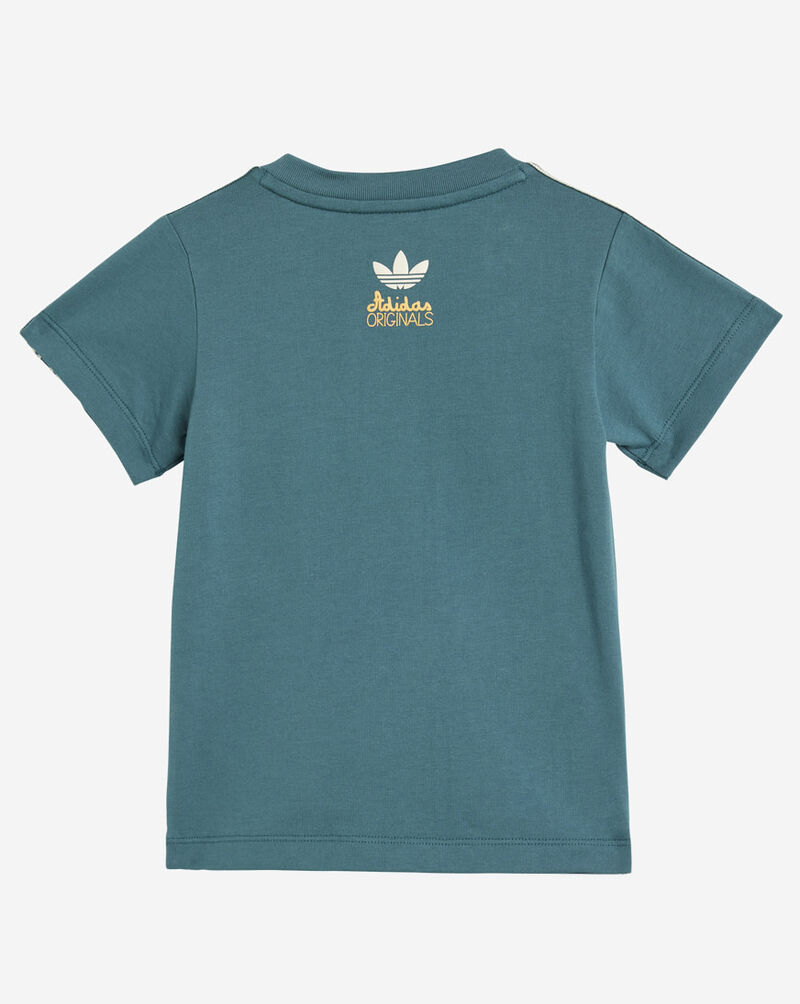 adidas Kids' Summer Glow Tee and Short Set KC0772-TECHGREEN Green 3