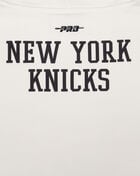PRO STANDARD New York Knicks Championship Cropped Pullover Hoodie BNKC517768-EBK cream 4