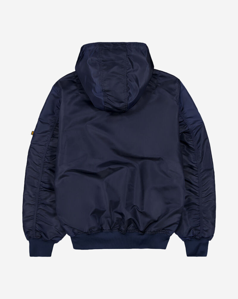 New Era Alpha Industries Historic L-2B New York Yankees Hooded Bomber Jacket 60564139 Blue 3