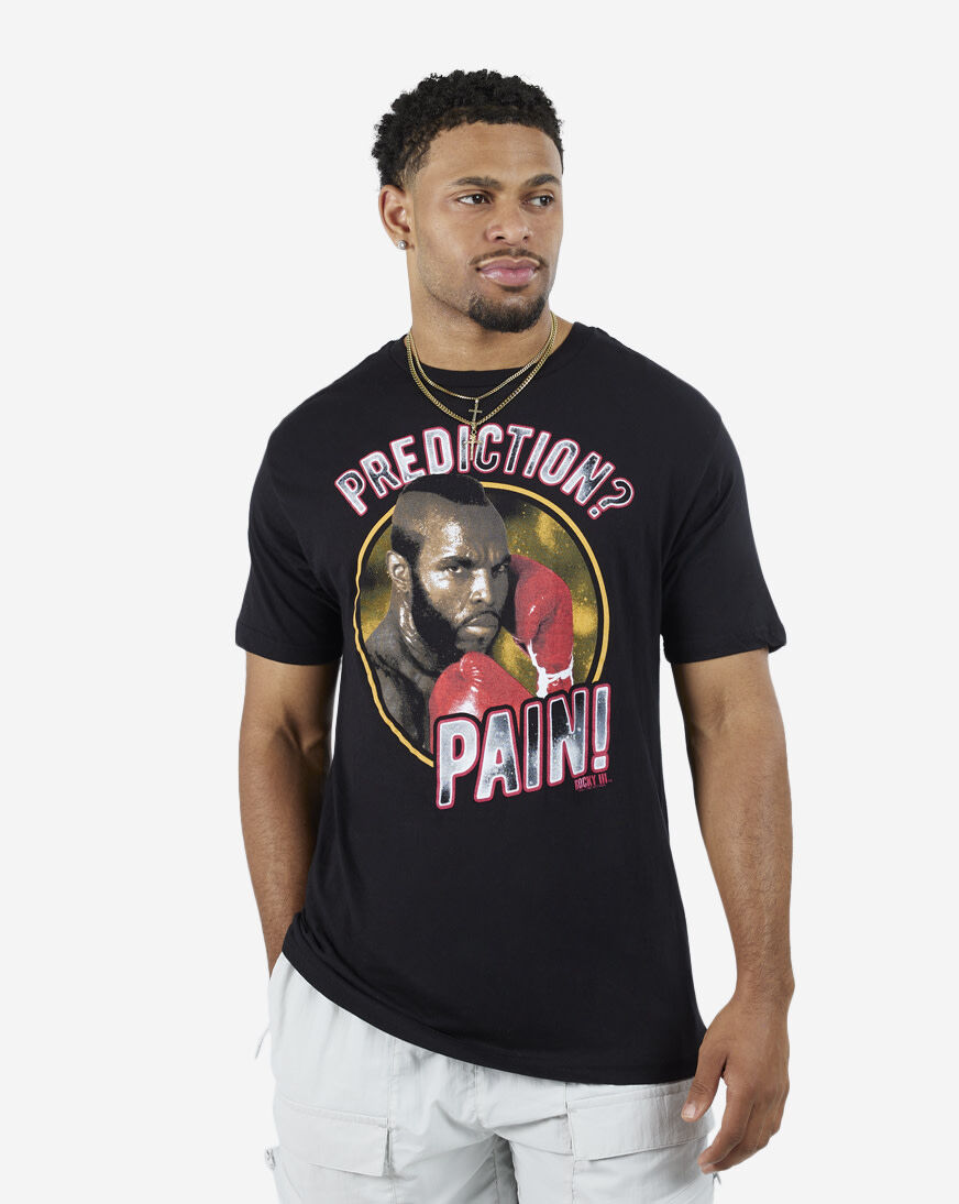 Shop Graphic Tees Clubber Lang Pain Tee RK5477-BLK black