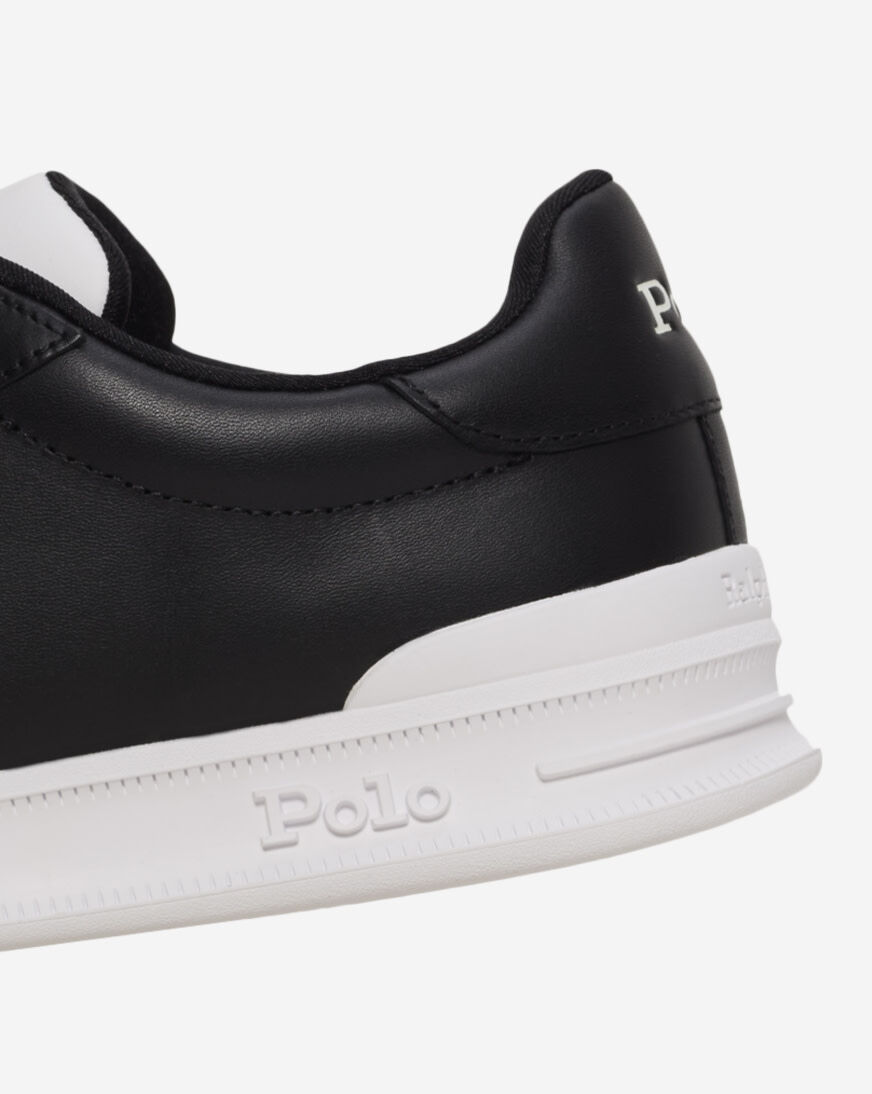 Shop Polo Ralph Lauren Leather Heritage Court 809944784004 black