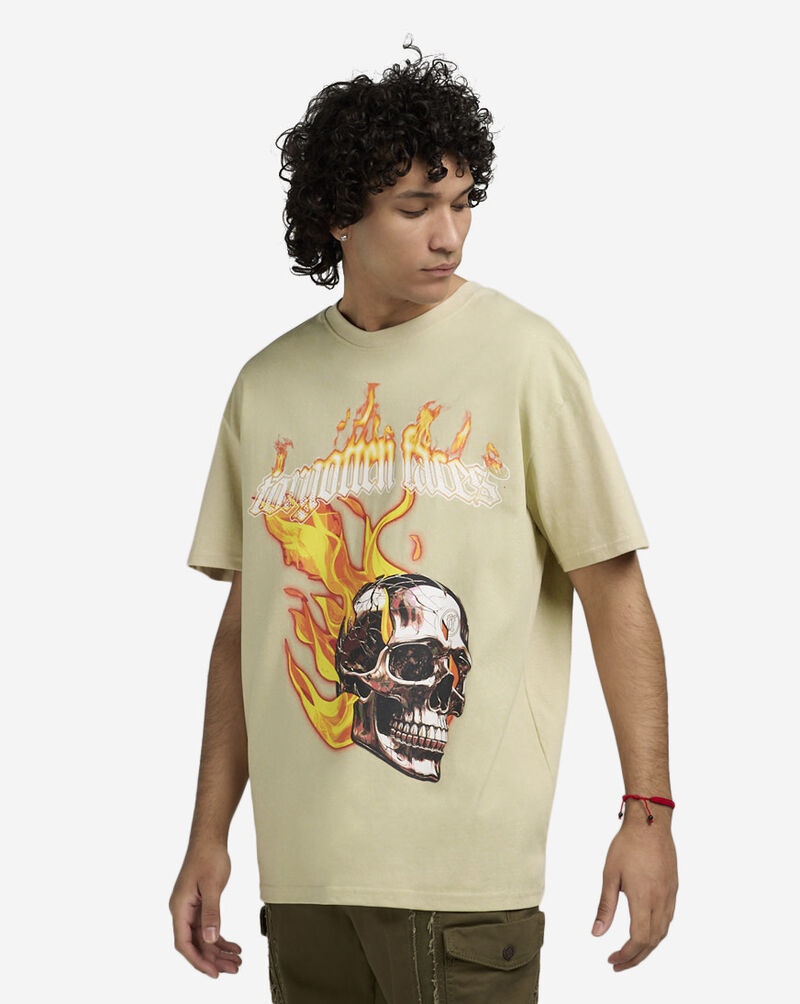 Forgotten Faces Electric Pit Bull Tee FOFUS116-00208 Beige 1