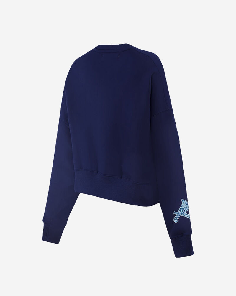 PRO STANDARD St. Louis Cardinals Varsity Blues Fleece Crewneck LSCC39001-MDN Blue 3