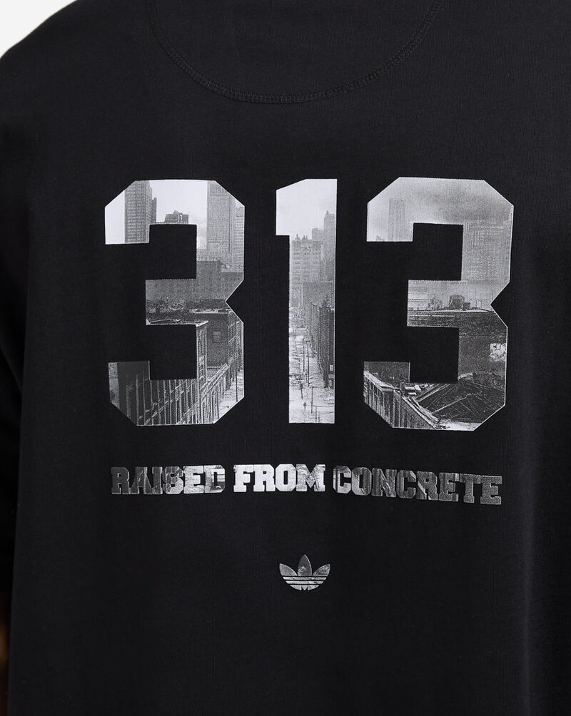 adidas 313 OG Detroit Raised Iconic T-Shirt KC5595 Black 3