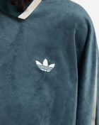 adidas Liberty London Debossed Velvet Sweatshirt JW5274-AURORAIVY Green 3